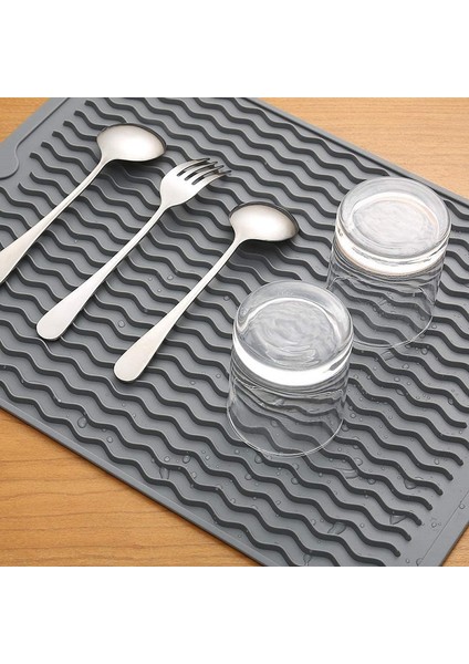 Silikon Bulaşık Kurutma Matı Mutfak Tezgahı Için Kurutma Matı, 15.8 "x 12" Isıya Dayanıklı Mat (Yurt Dışından) indirimleri