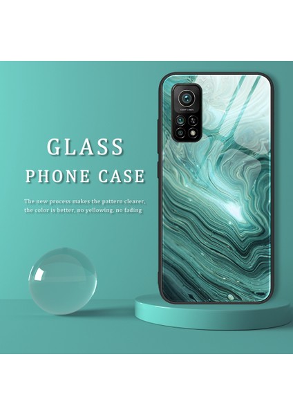 EX Beauty Xiaomi Mı 10T 5g / Mı 10T Pro 5g / Redmi K30S Için Mermer Desen Temperli Cam + Tpu Kılıf (Yurt Dışından) fiyatları