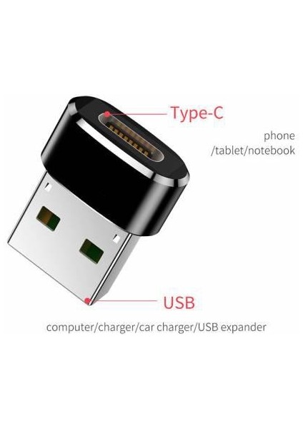 2.0 Type C To USB Dönüştürücü Mini Otg Çevirici