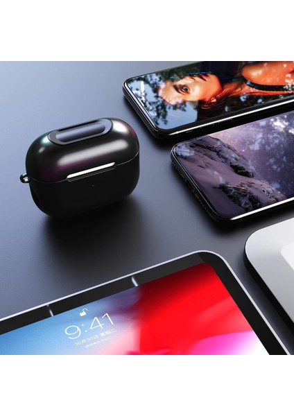 Airpods 3. Nesil Uyumlu Kılıf Anti-Shock Kulaklık Kılıfı Darbe Emici Tam Koruma Shockproof Siyah fırsatları