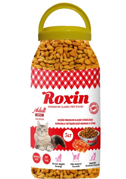 Premium Klasik Sterilised Somonlu Yetişkin Kedi Maması 5 Litre