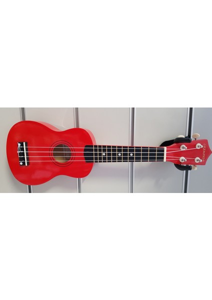 AU01L-21 Kırmızı Soprano Ukulele