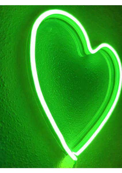 Kalp Neon Şekiller Işaret Neon LED Dekoratif Duvar Aydınlatması Neon Duvar Yazısı