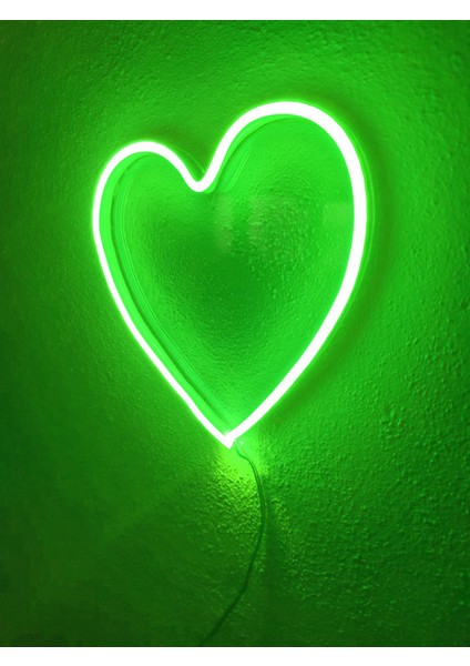 Kalp Neon Şekiller Işaret Neon LED Dekoratif Duvar Aydınlatması Neon Duvar Yazısı