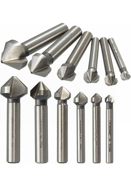 6.3-20.5 mm 6 Adet Titanyum Yuvarlak Matkap Ucu Seti (Yurt Dışından)