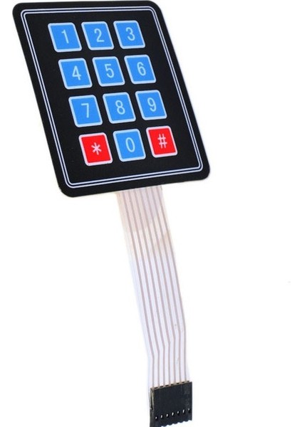 3x4 Membran Tuş Takımı - Keypad