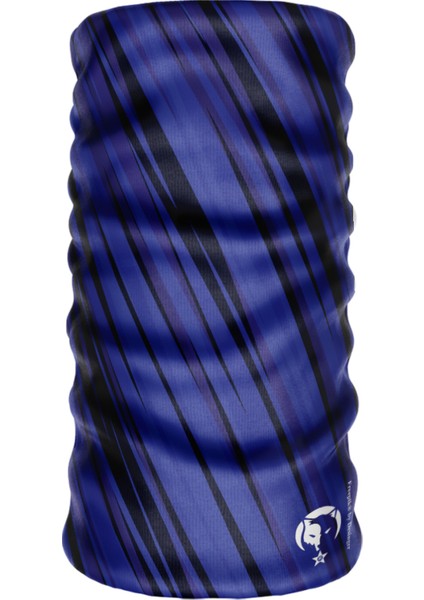 Dijital Desing Blue Extreme Slaemless Sporcu Mavi Boyunluk Bandana Balaclava