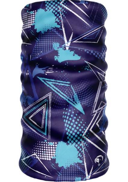 Dijital Desing Blue Extreme Slaemless Sporcu Mavi Boyunluk Bandana Balaclava