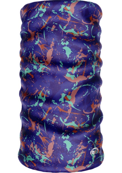 Dijital Desing Blue Extreme Slaemless Sporcu Mavi Boyunluk Bandana Balaclava