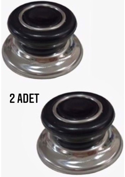 2 Adet Siyah Tüm Tencere Tava Kapaklarına Uygun Bagalit Tepe Cam Tencere Kapağı Kulpu