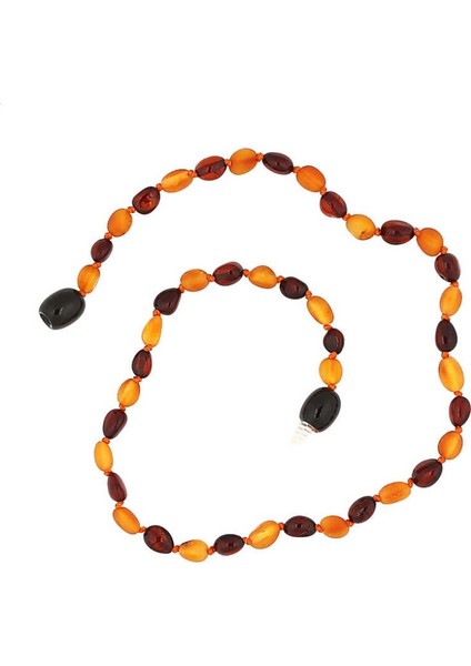 Bebek Damla Kehribar 925 Ayar Gümüş Kolye