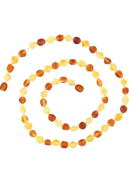 Damla Kehribar Yetişkin 925 Ayar Gümüş Kolye