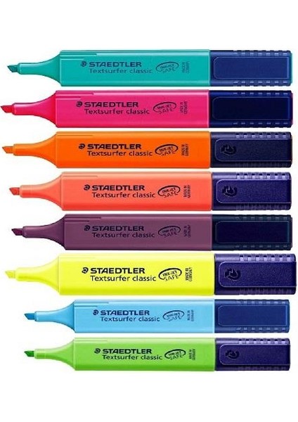 textsurfer Classic Fosforlu Kalem Seti 8 Renk