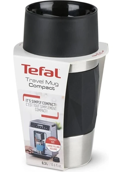 N21601 Travel Mug Compact Termos 0,3 L Siyah - 3110600839