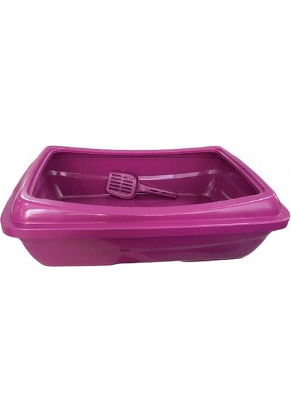 5095-BÜYÜK Açık Kedi Tuvaleti Kürekli