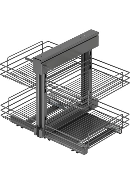Antrasit Bağımsız Körköşe Mekanizması S-3007-A -