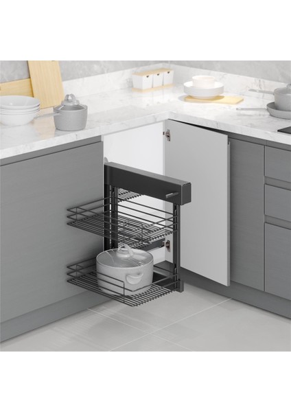 Antrasit Bağımsız Körköşe Mekanizması S-3007-A - fırsatları