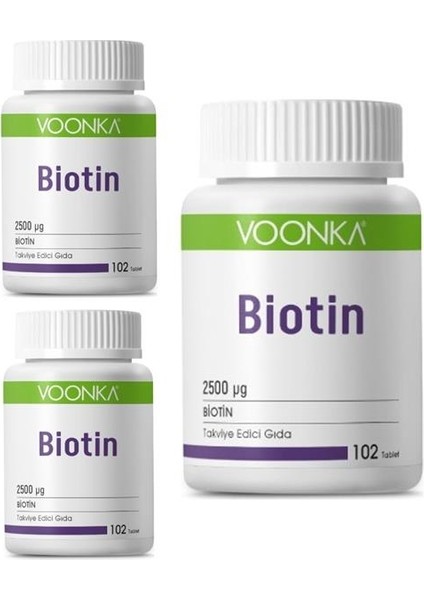 Biotin 102 Tablet 3 Adet