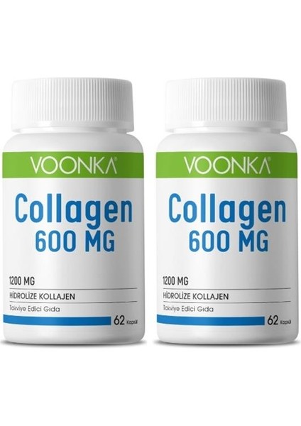 Collagen 600 Mg 62 Kapsül 2 Adet