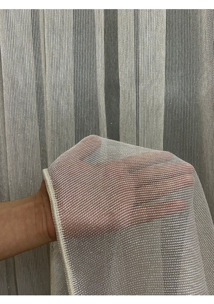 Altın Simli 2022 Yeni Sezon Dubai Desen Tül Perde