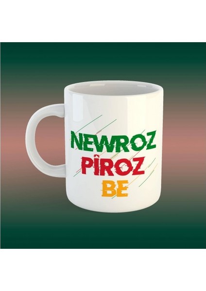 Newroz 1 - Kürtçe Porselen Kupa