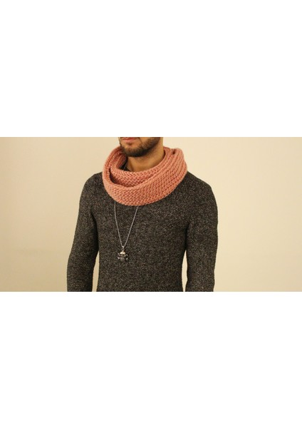 Boyunluk Atkı Örme Boyunluk Triko Boyunluk Örgü Boyunluk Bay Bayan Atkı Unisex Atkı Boyunluk 80X20 Cm.