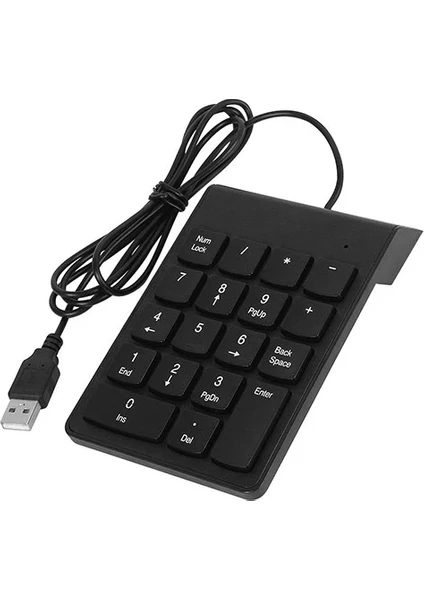 Kablolu Numerik Keypad 18 Tuşlu Sayısal Klavye Numpad