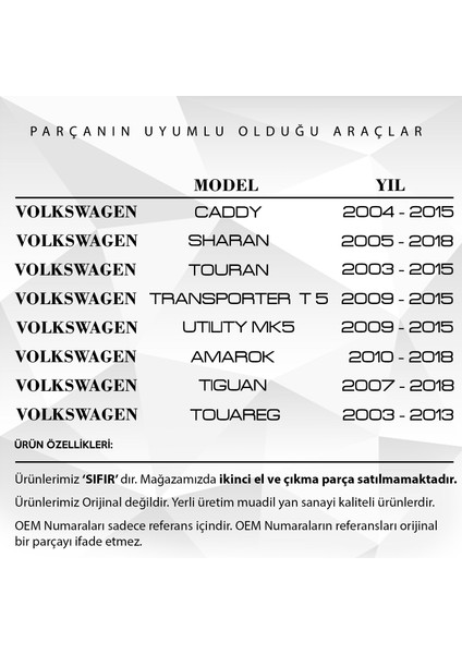 Volkswagen Caddy, Passat, Golf, Tiguan Için Egr Çek Valfi