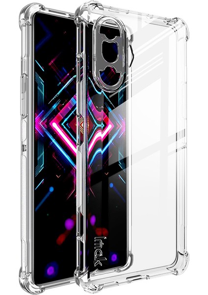 Şeffaf Ekran Koruyuculu Darbeye Dayanıklı Esnek Tpu Xiaomi Redmi K40 Için Kılıf - Şeffaf (Yurt Dışından)
