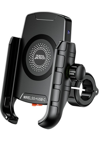 Sf Plus Wireless Şarjlı ve Type C Girişli Motosiklet Telefon Tutucu fiyatları