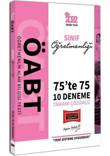 2022 ÖABT Sınıf Öğretmenliği 75 Te 75 Tamamı Çözümlü 10 Deneme