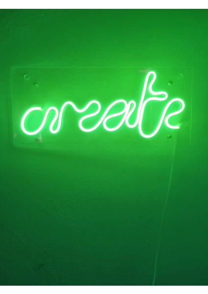 Create Neon Şekiller Işaret Neon LED Dekoratif Duvar Aydınlatması Neon Duvar Yazısı modelleri