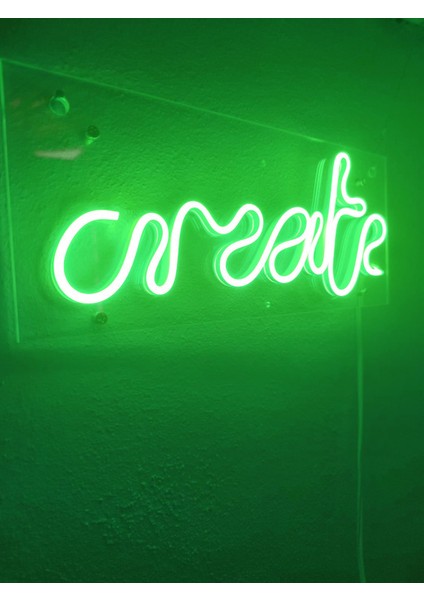 Create Neon Şekiller Işaret Neon LED Dekoratif Duvar Aydınlatması Neon Duvar Yazısı fırsatları