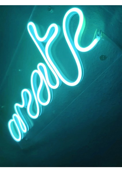 Create Neon Şekiller Işaret Neon LED Dekoratif Duvar Aydınlatması Neon Duvar Yazısı