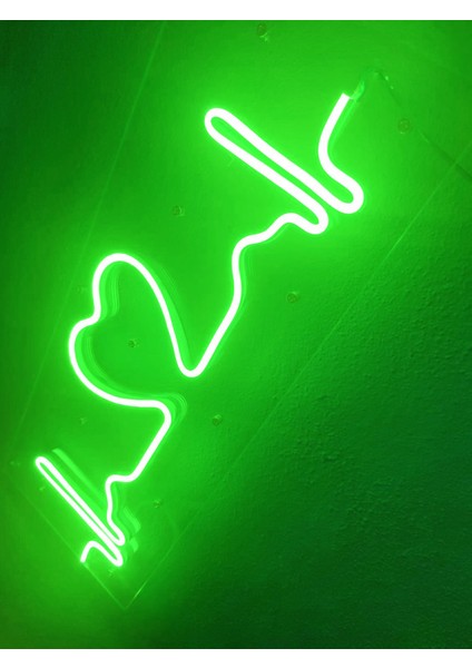 Kalp Ritmi Neon Şekiller Işaret Neon LED Dekoratif Duvar Aydınlatması Neon Duvar Yazısı