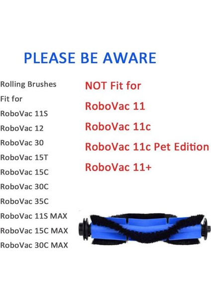Eufy Robovac 30C Için 2 Adet Haddeleme Fırça (Yurt Dışından) indirimleri