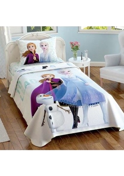 Lisanslı Disney Frozen 2 Tek Kişilik Pike Takımı