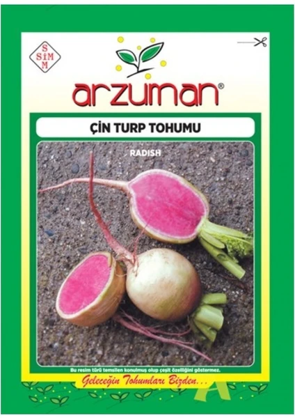 Çin Turp Sebze Tohumu 10 gr