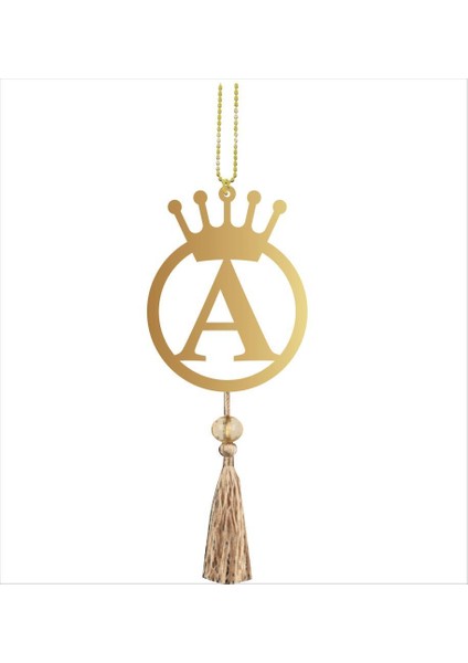 A Harfi Tasarım Çift Taraflı A Yazılı Harf Pleksi Araba Dikiz Aynası Süsü