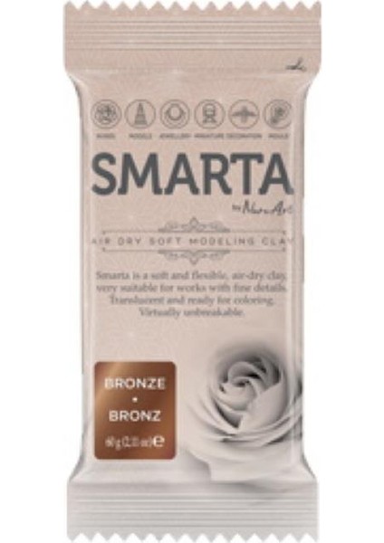 Smarta Modelleme Hamuru 60 Gr. Metalik Bronz