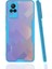 Vivo V21E Kılıf Kenar Renkli Kamera Korumalı Mat Kapak Mavi 1