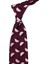 Regia Style Bordo Motif Desen Italyan Ipek Kravat İK1041 1