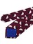 Regia Style Bordo Motif Desen Italyan Ipek Kravat İK1041 2
