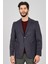 Erkek Slim Fit Spor Yün Ceket 0141004 Lacivert 1