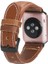 Apple Watch Uyumlu Deri Kordon 42-44-45MM Nm1-As4 Açık Taba 2