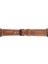 Apple Watch Uyumlu Deri Kordon 42-44-45MM Nm1-As4 Açık Taba 5