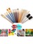 Beauty Life 25 Adet Boya Fırçaları Set Paintbrushes Başlangıç Kiti 4