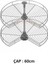 S-3020-C Döner 3/4/ Tel Sepet R:60CM 1