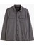 Erkek Koyu Gri Örme Overshirt Gömlek 2