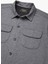 Erkek Koyu Gri Örme Overshirt Gömlek 4
